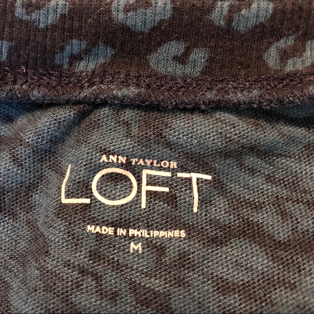 Loft blue patterned top - Picture 4 of 4